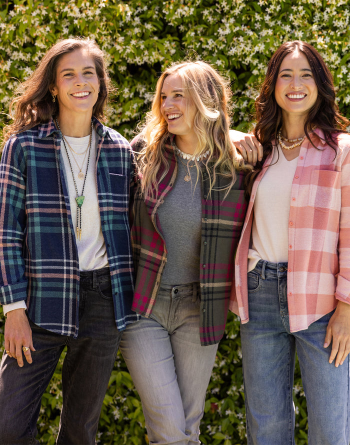Fairbanks Supersoft Shirt: Navy Multiplaid - FINAL SALE