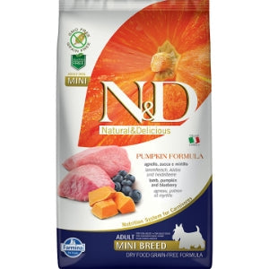 Farmina N&D Pumpkin, Lamb & Blueberry Dry Dog Food