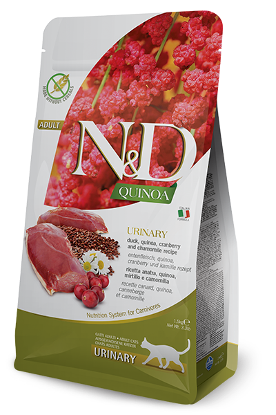Farmina N&D Quinoa Urinary Duck Dry Cat Food