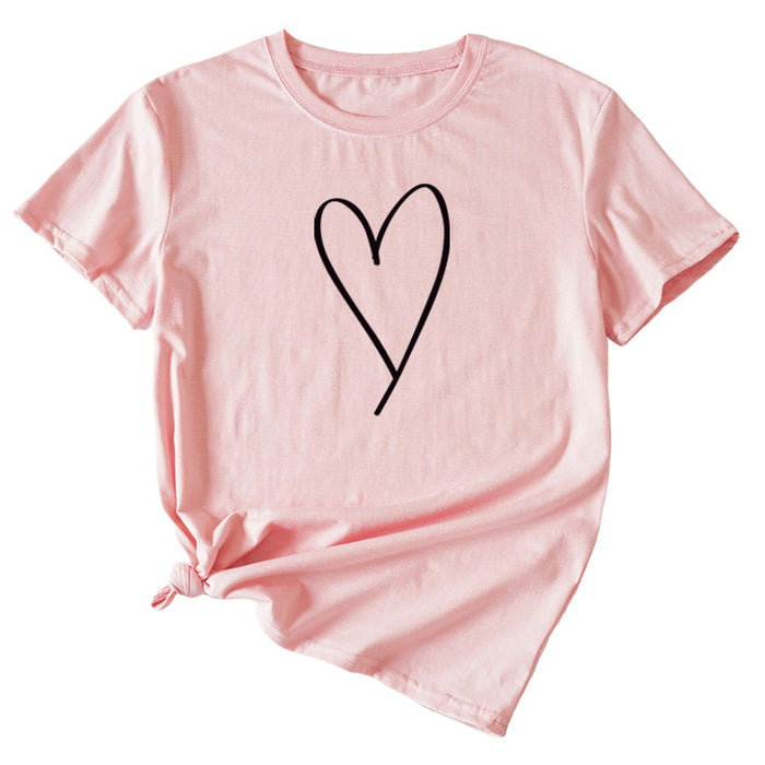 Pink (black font) / S