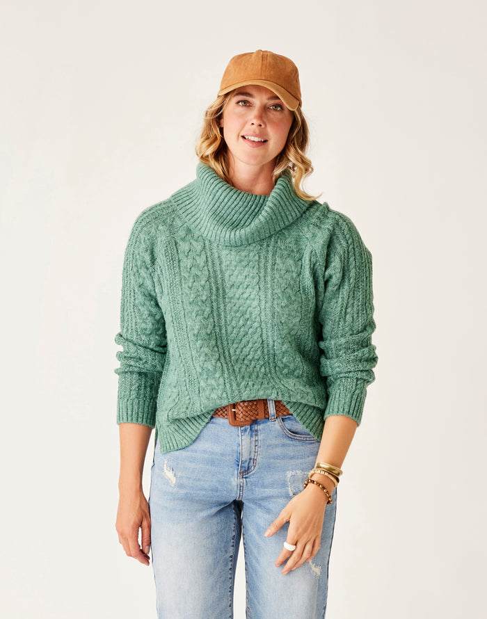 Field Sweater: Forest Heather - FINAL SALE