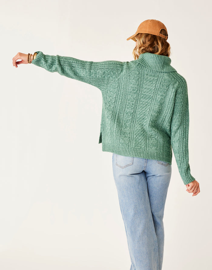 Field Sweater: Forest Heather - FINAL SALE