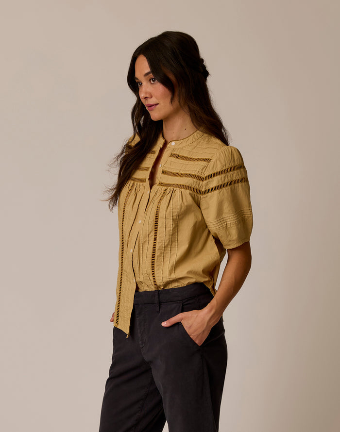 Gabby Voile Top: Prairie