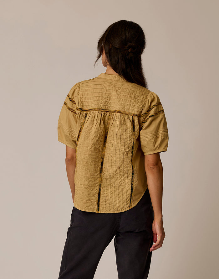 Gabby Voile Top: Prairie
