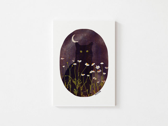 Garden Cat Giclee Art Print