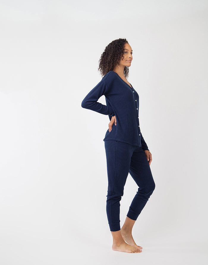 Garner Jogger: Navy Heather