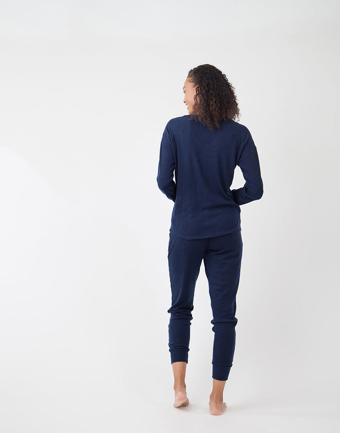 Garner Jogger: Navy Heather