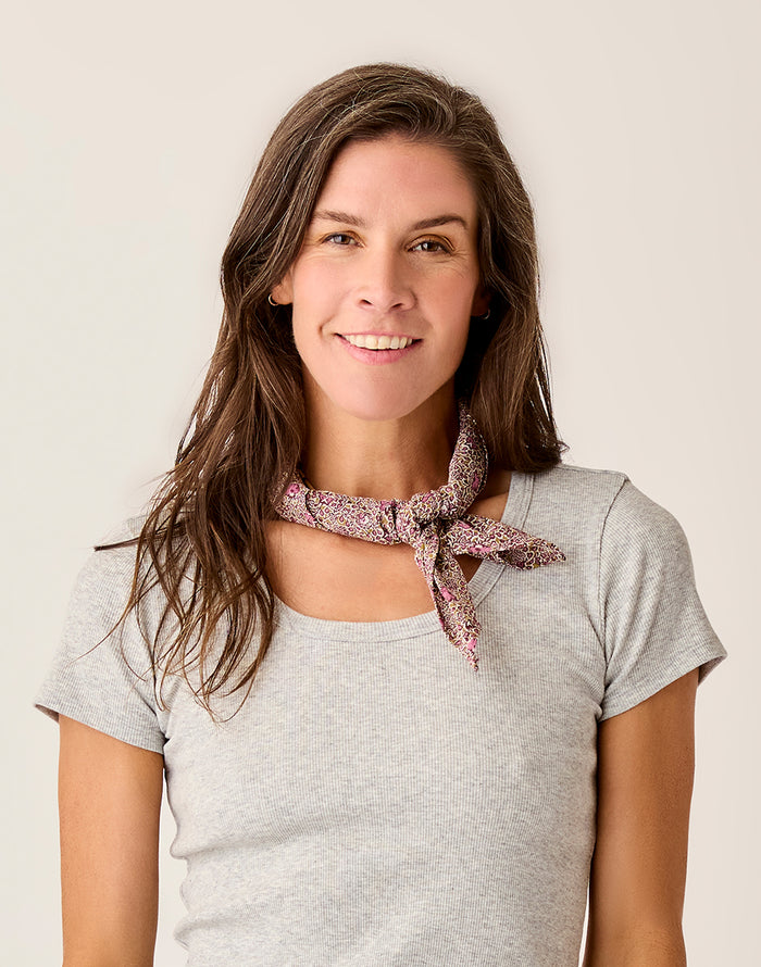 Gauze Bandana: Golden Garden