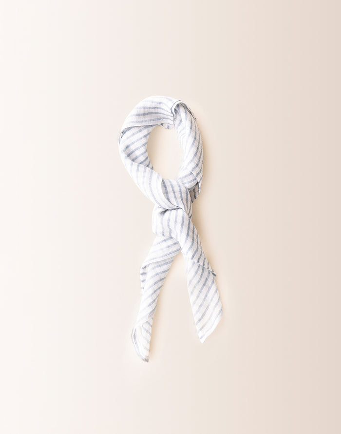Gauze Bandana: Horizontal Stripe - FINAL SALE