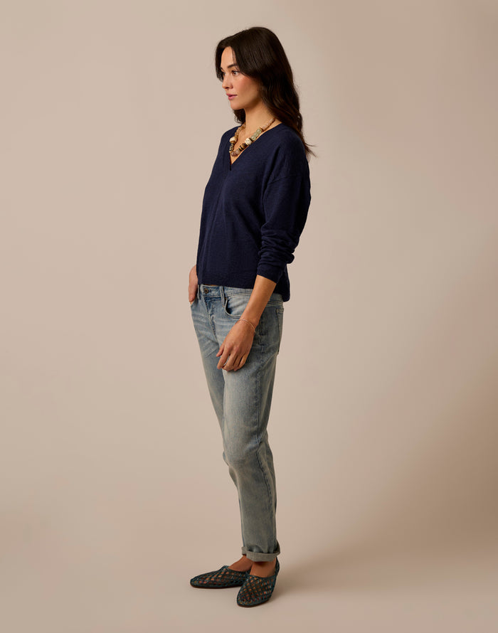 Georgie Sweater: Navy