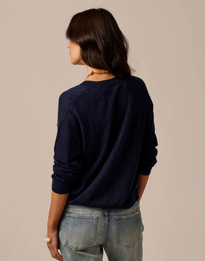 Georgie Sweater: Navy