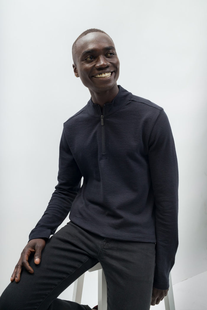 Geovanny | Men's Anti-Stain Quarter Zip Shirt