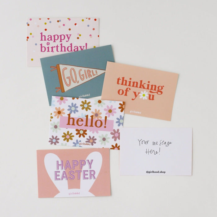 girlhood postcards