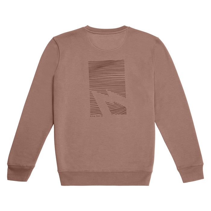 GONG | Sweat Graphic Swell Unisexe en Coton Biologique