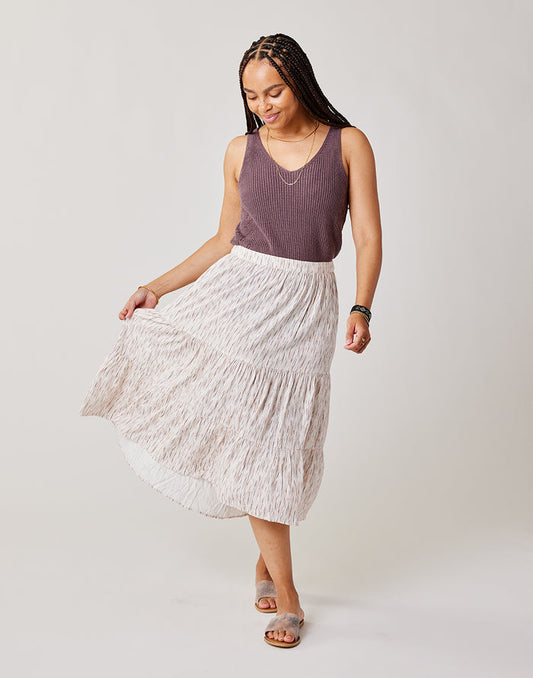 Grace Skirt: Madrid Print - FINAL SALE