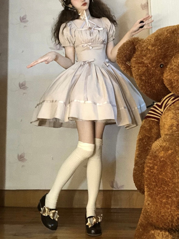 ♡ Grey Ribbon ♡ - Dolly Dress