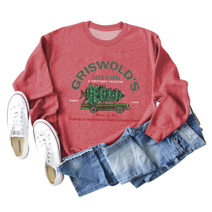 Red sweater (white color picture) / S