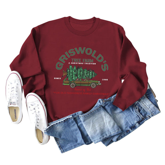 Wine red sweater (white color picture) / S