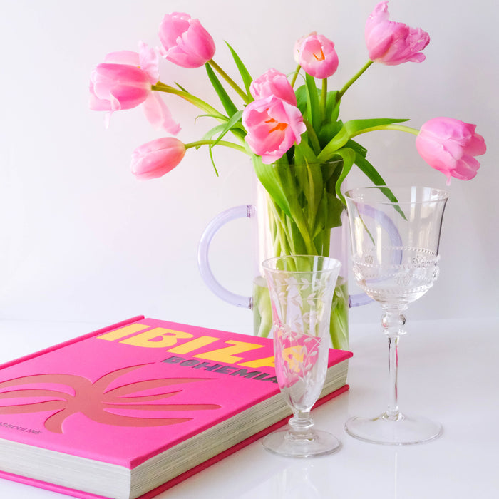 Handle Vase - Pink - Vases by Carlyle Avenue