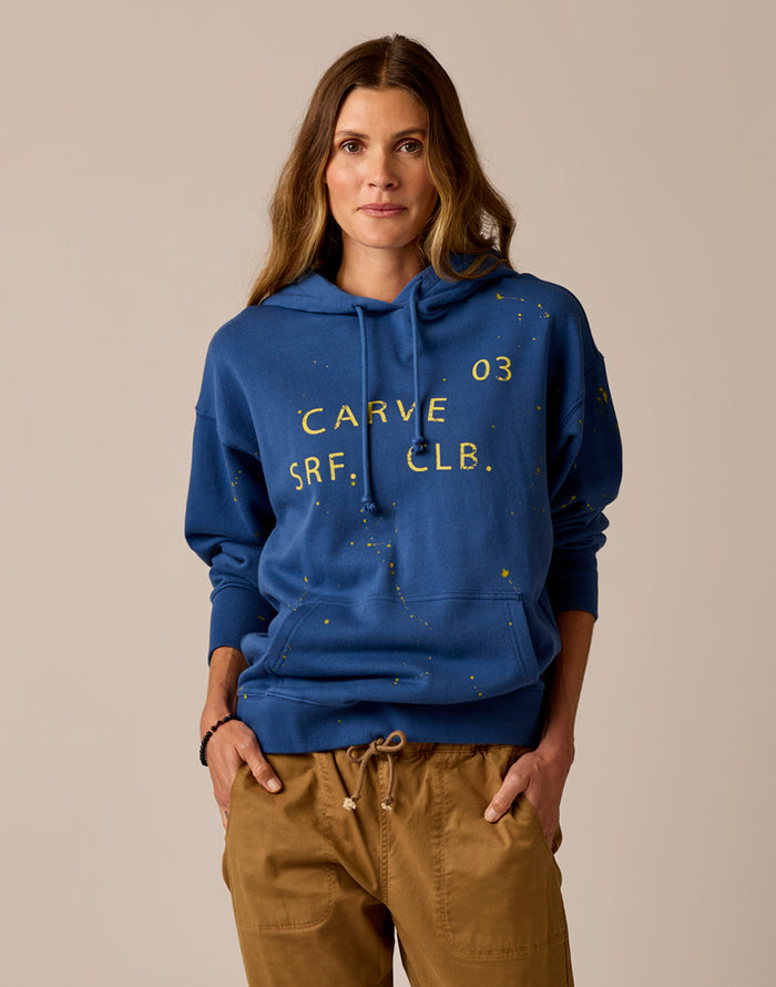 Hawthorne Hoodie: Biarritz Blue