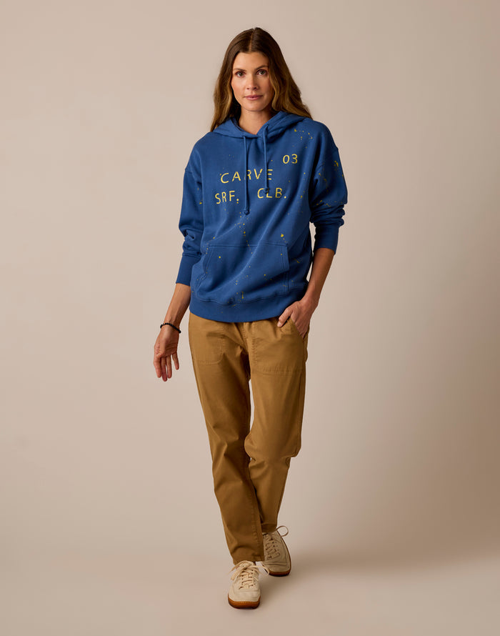Hawthorne Hoodie: Biarritz Blue