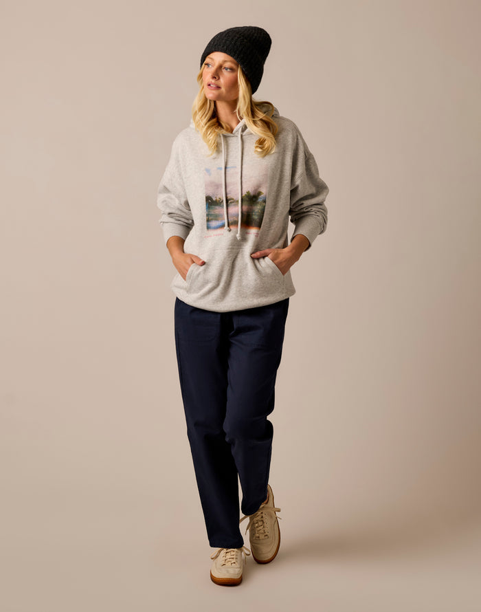 Hawthorne Hoodie: Heather Grey