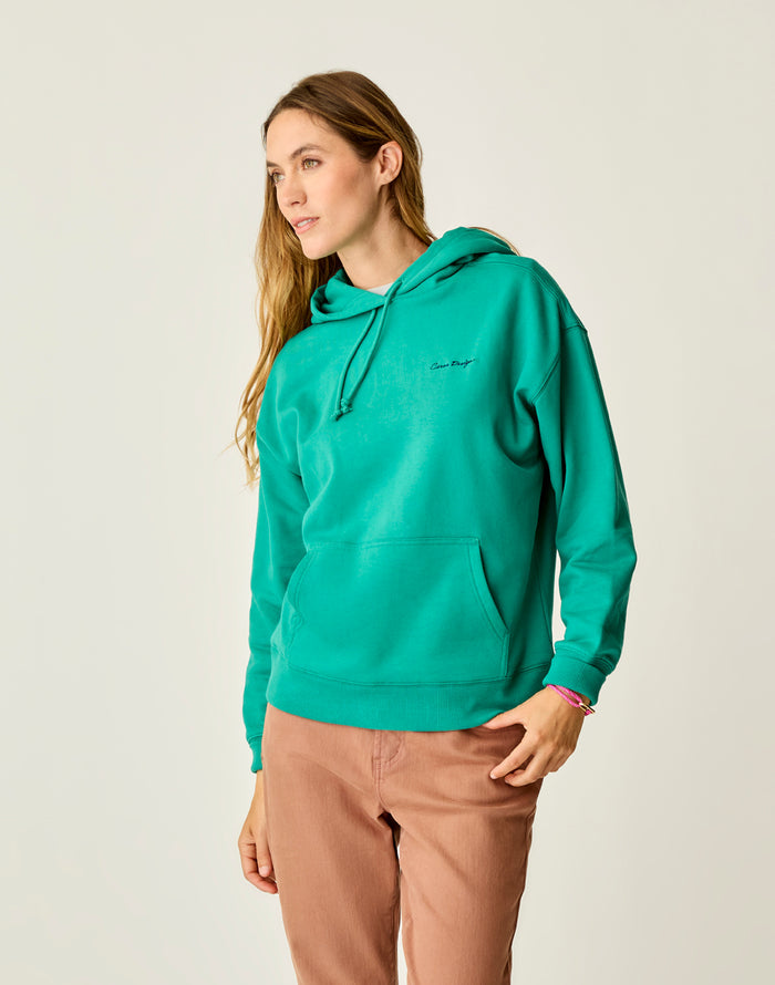 Hawthorne Hoodie: Jade Logo