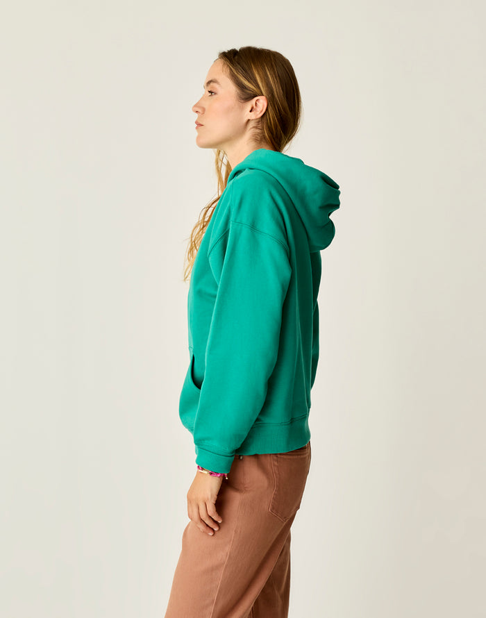 Hawthorne Hoodie: Jade Logo