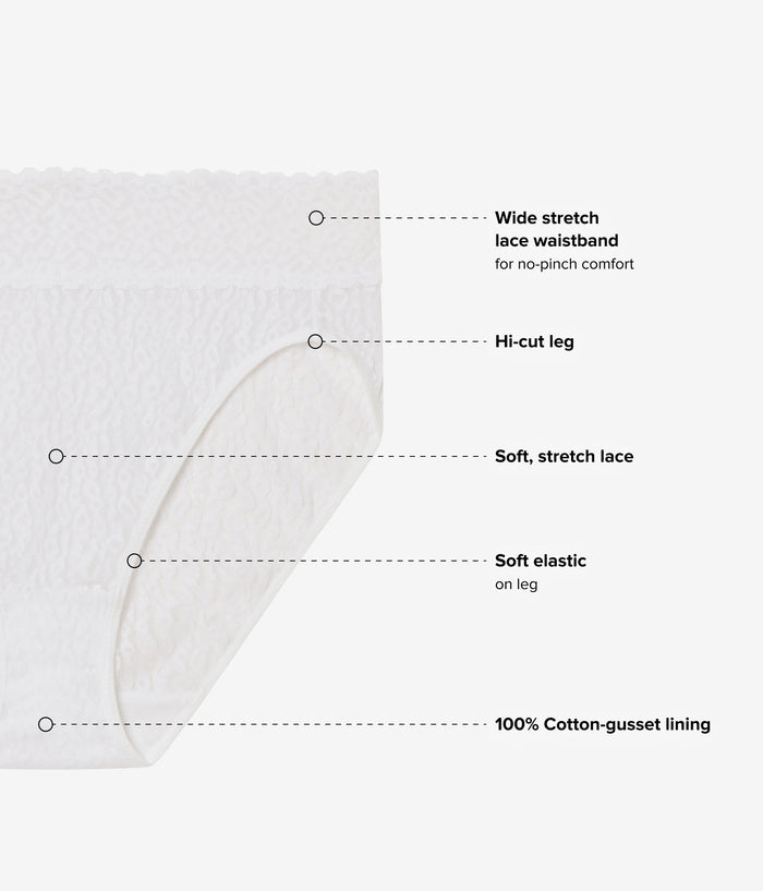 High Bar™ Hi Cut: White