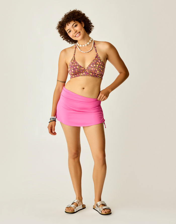 Hoku Swim Skirt: Hot Pink - FINAL SALE