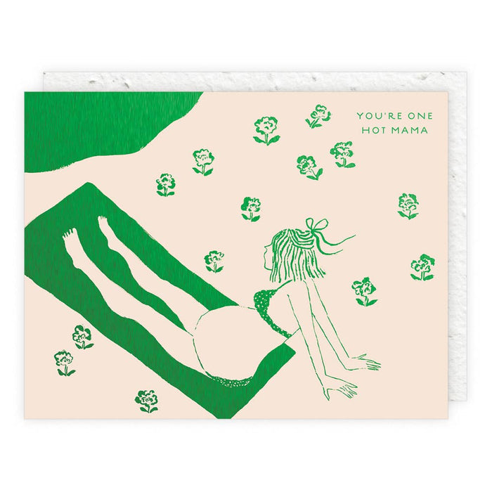 Hot Mama Expecting Card -  by Carlyle Avenue
