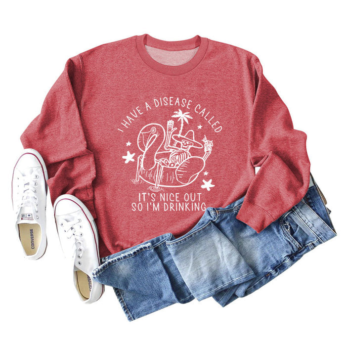 Red sweater (white color picture) / S