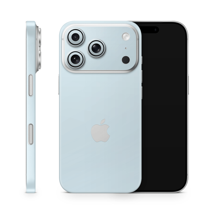 Icy Blue Apple iPhone Decal Skins