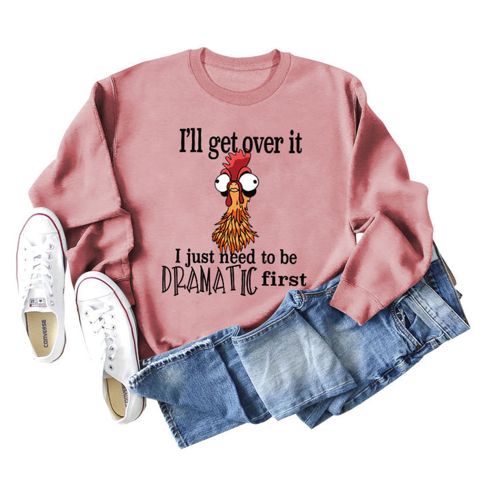 Rose gold sweater (black word color picture) / S