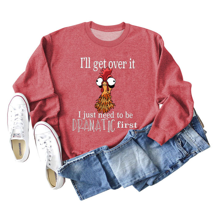 Red sweater (white color picture) / S