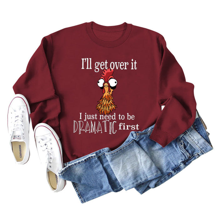 Wine red sweater (white color picture) / S