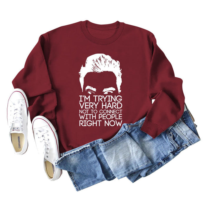 Red wine sweater (white color picture) / S