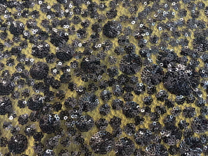 Stretch Sequins - Black