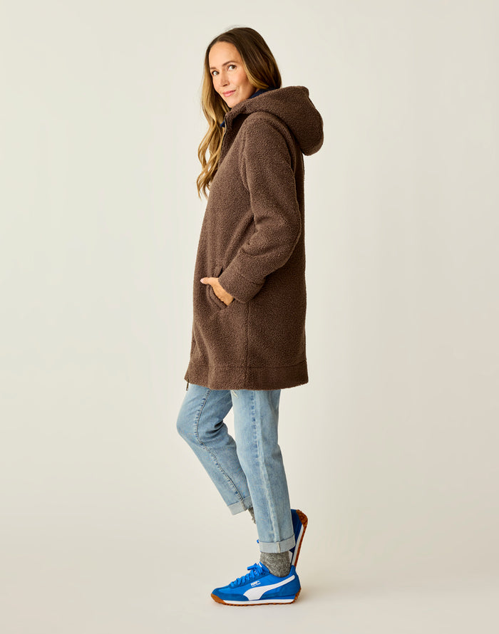 Indy Boucle Jacket: Espresso
