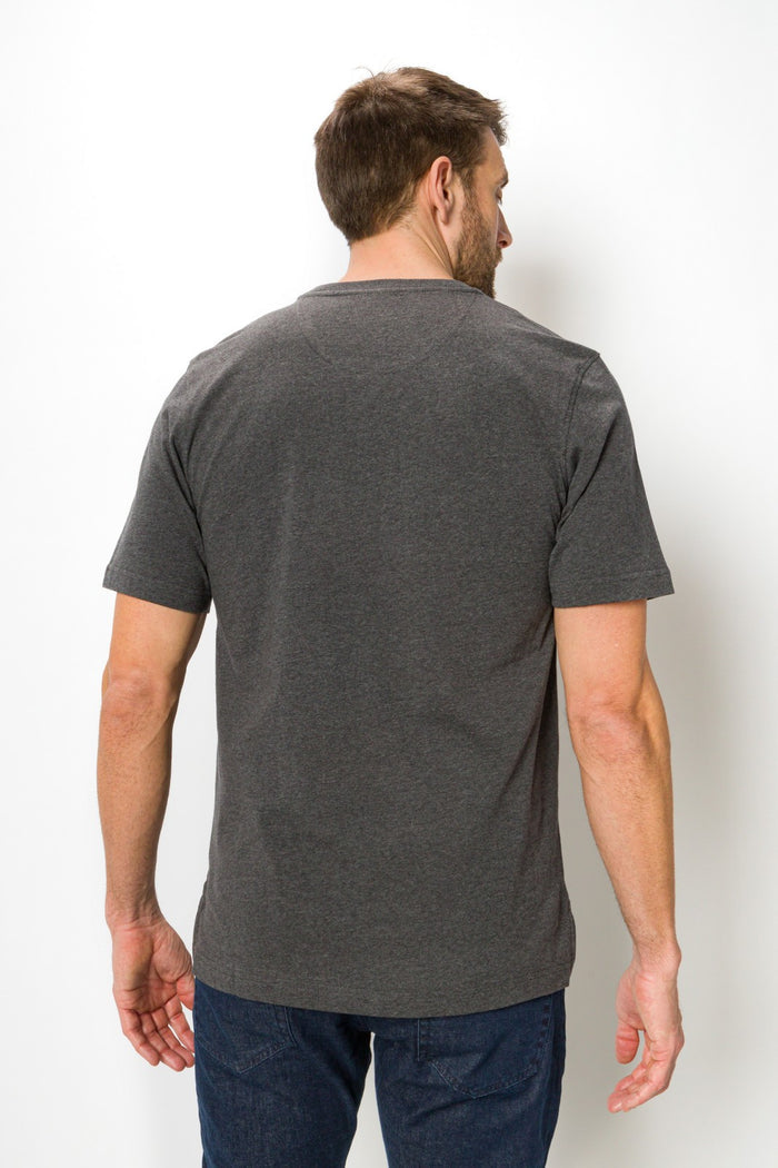 Jamison Heavy Tee | Men's Anti_Stain Short Sleeve V-neck Tee