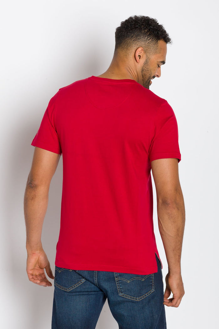 Jamison Heavy Tee | Men's Anti_Stain Short Sleeve V-neck Tee