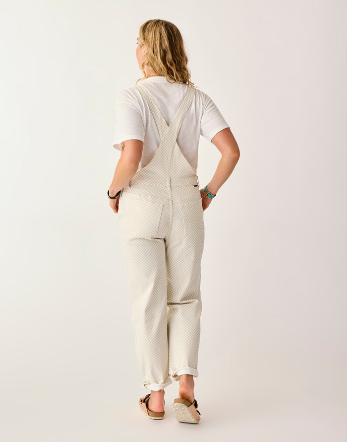 Jason Denim Overall: Birch Check - FINAL SALE