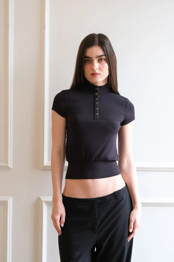 Jasper Tee Tops Geel