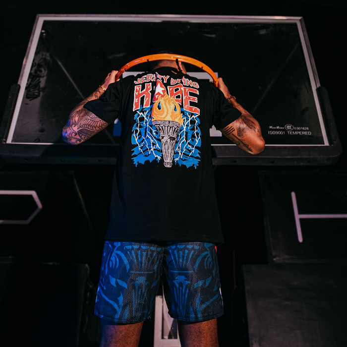 "Jersey Biting Kobe" T-Shirt / "Redeem Team" Mesh Shorts