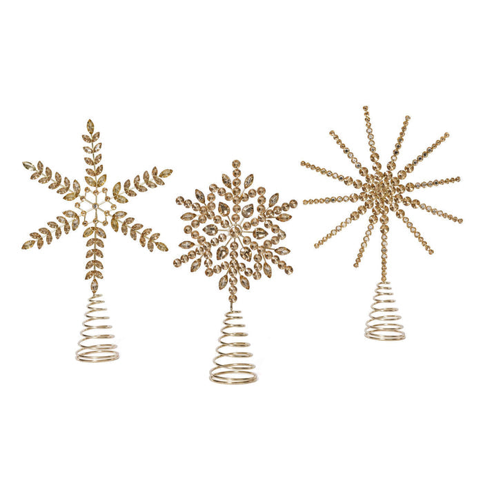 Jeweled Tree Topper, Set of 6 Assorted