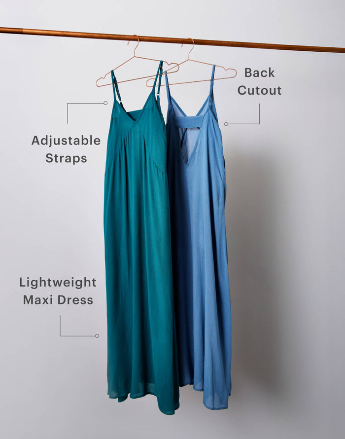 Jordy Slip Dress: Captain