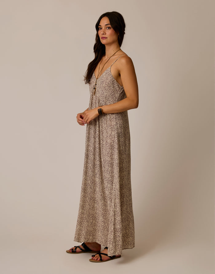 Jordy Slip Dress: Leopard