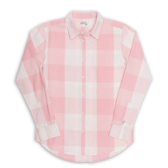 Julie | Women's Long Sleeve Plaid Button Up Shirt