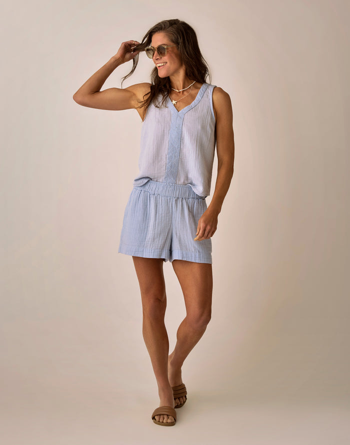 Kayla Gauze Tank: Kentucky