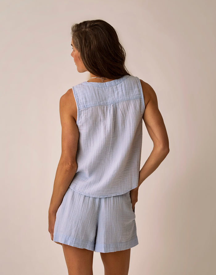 Kayla Gauze Tank: Kentucky